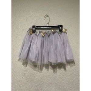 Cotton On Kids Purple / Grey Skirt 3-4